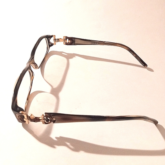 Gucci Women's Eyeglasses GG 3009 SVF Pearl Tortoise Oval Rectangle Frames - Picture 5 of 15